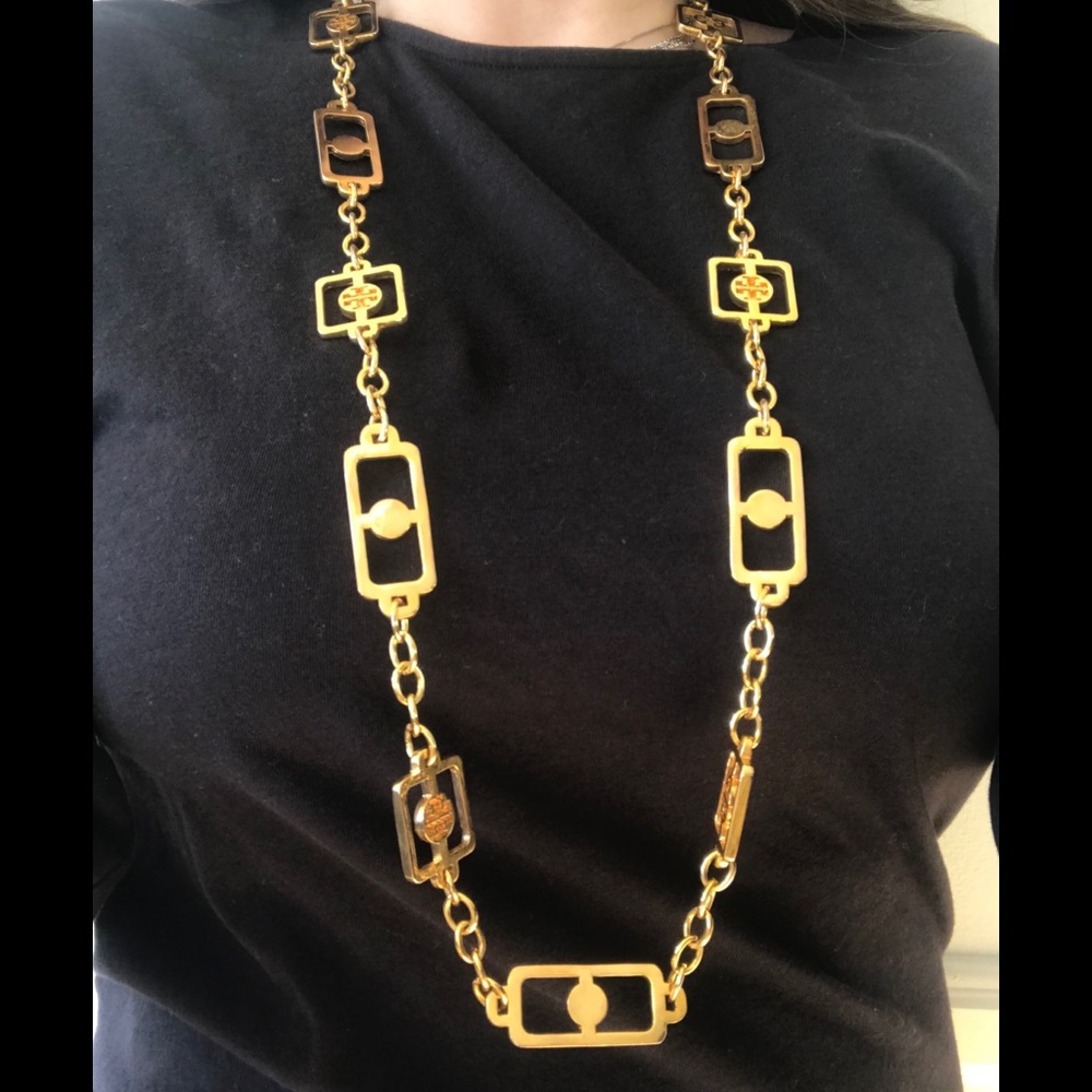 Tory Burch Chunky Gold Necklace